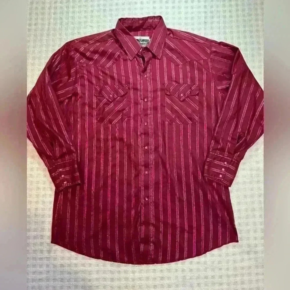Ranch and Town by Panhandle Slim men’s size XXL western shirt, pearl snap VTG - Picture 1 of 11